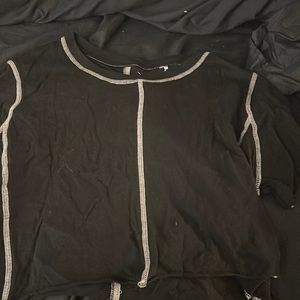 pacsun basics cropped tee shirt